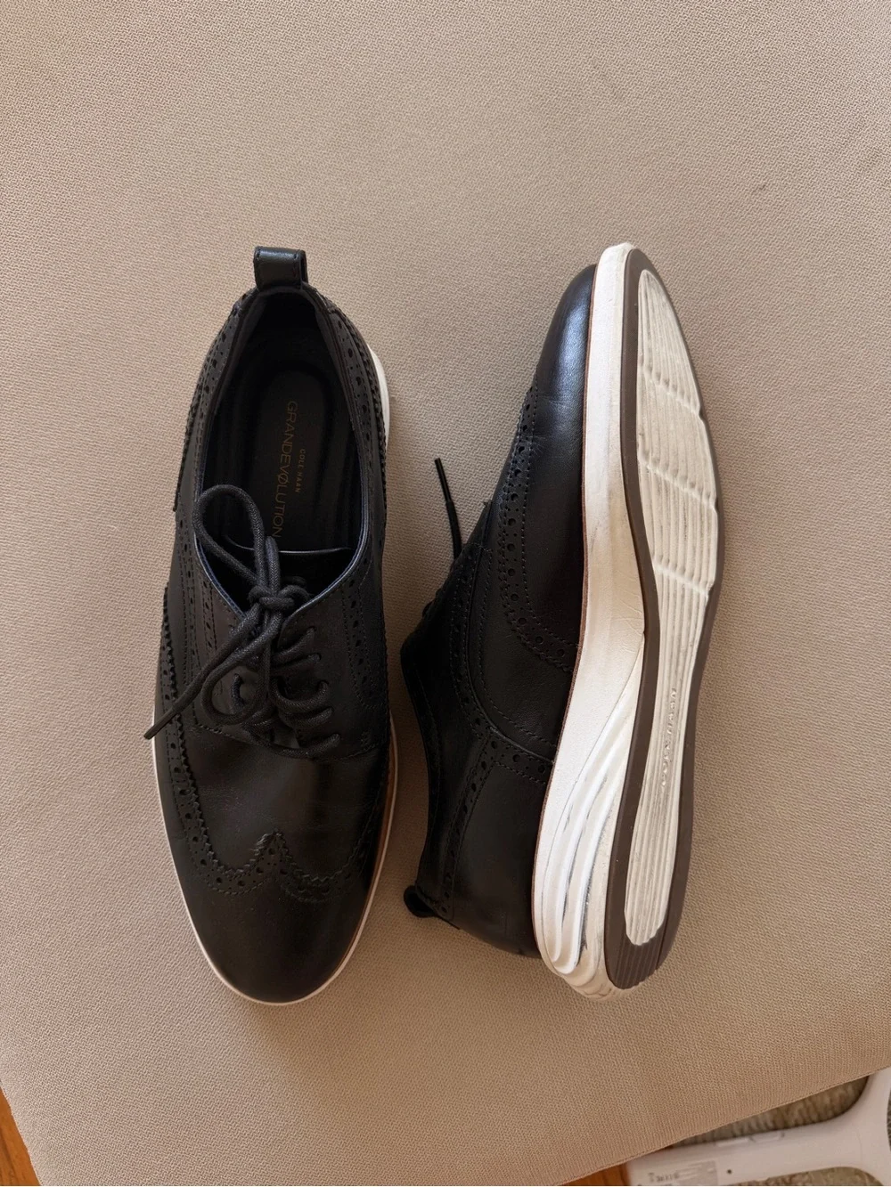 Men’s Cole Haan Black Leather Original Grand Evolution Oxford